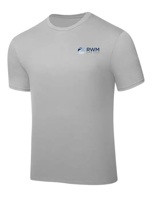 Silver PosiCharge Competitor Tee w/RWM Home Loans Logo