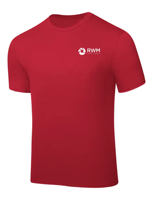 Red PosiCharge Competitor Tee w/RWM Home Loans Logo