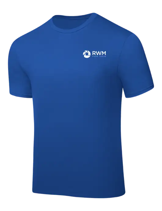 Royal PosiCharge Competitor Tee w/RWM Home Loans Logo