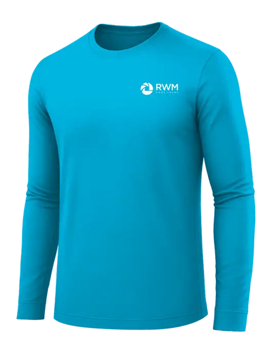 Long Sleeve Sapphire PosiCharge Competitor Tee w/RWM Home Loans Logo