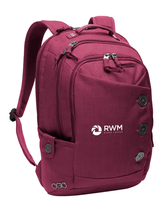 OGIO Sunset Cardinal Ladies Melrose Pack w/RWM Home Loans Logo