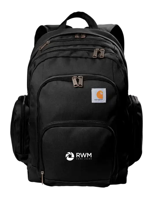 Carhartt Black Foundry Series Pro Backpack w/RWM Home Loans Logo