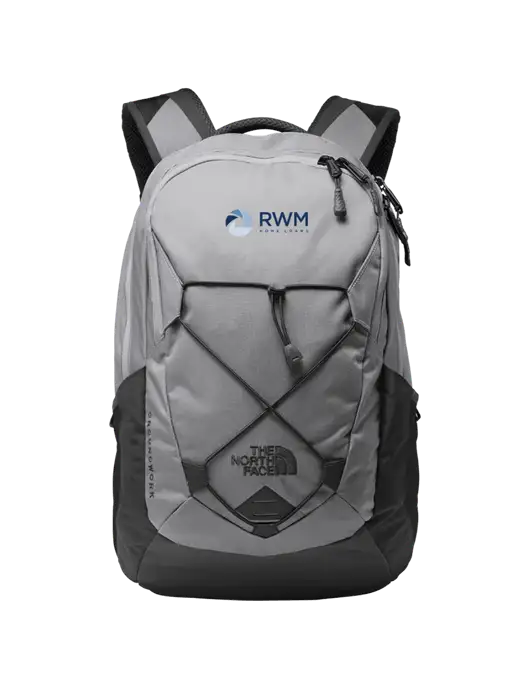 The North Face Light Grey/ Dark Grey Groundwork Backpack w/RWM Home Loans Logo