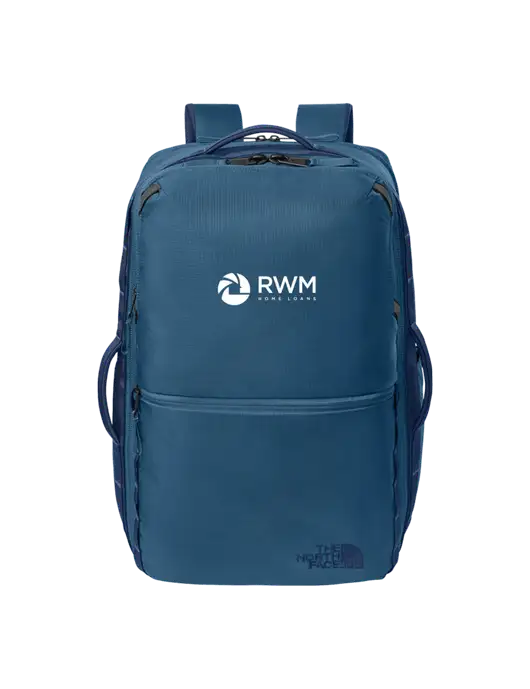 The North Face 35L Light Navy Travel Backpack w/RWM Home Loans Logo