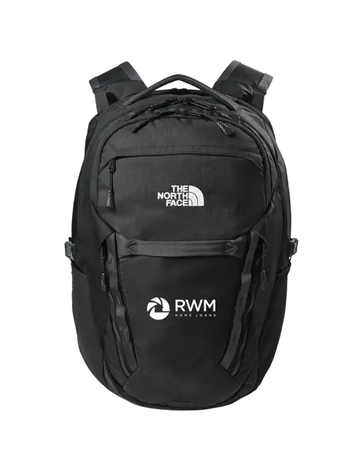 The North Face 31L Royal Arch Black Backpack w/RWM Home Loans Logo