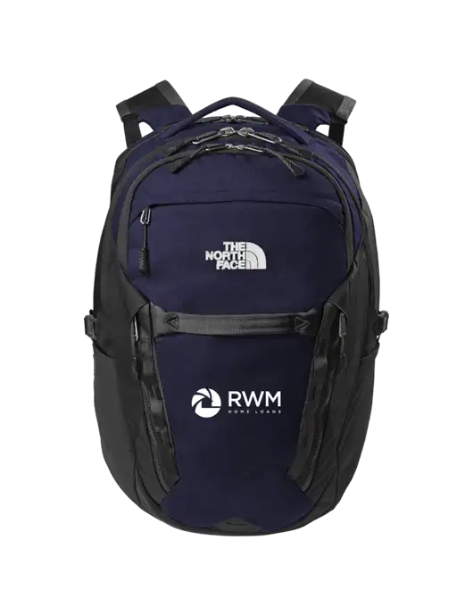 The North Face 31L Royal Arch Navy Backpack w/RWM Home Loans Logo
