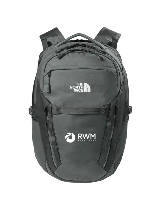 The North Face 31L Royal Arch Dark Medium Grey Backpack w/RWM Home Loans Logo