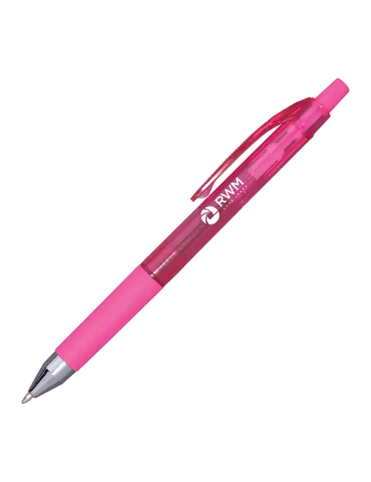 Translucent Pink Tint Pen - Pink Ink w/RWM Home Loans Logo