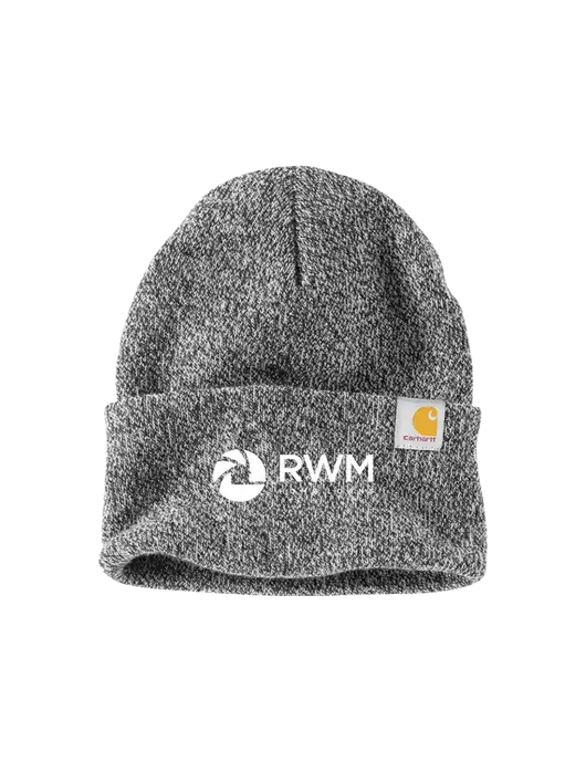 Carhartt Medium Grey Heather Watch Cap 2.0 w/RWM Home Loans Logo