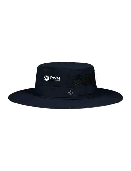 Columbia Navy Bora Bora Booney  Hat w/RWM Home Loans Logo