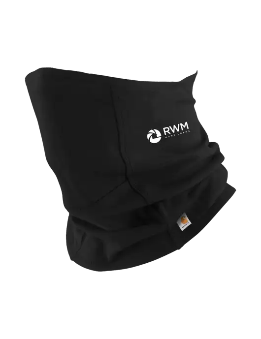 Carhartt Black Cotton Blend Filter Pocket Gaiter w/RWM Home Loans Logo