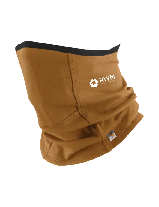 Carhartt Brown Cotton Blend Filter Pocket Gaiter w/RWM Home Loans Logo