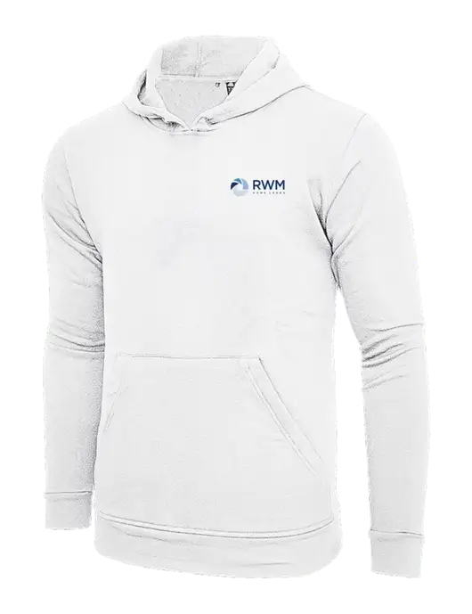 Adidas White Fleece Hooded Sweatshirt w/RWM Home Loans Logo