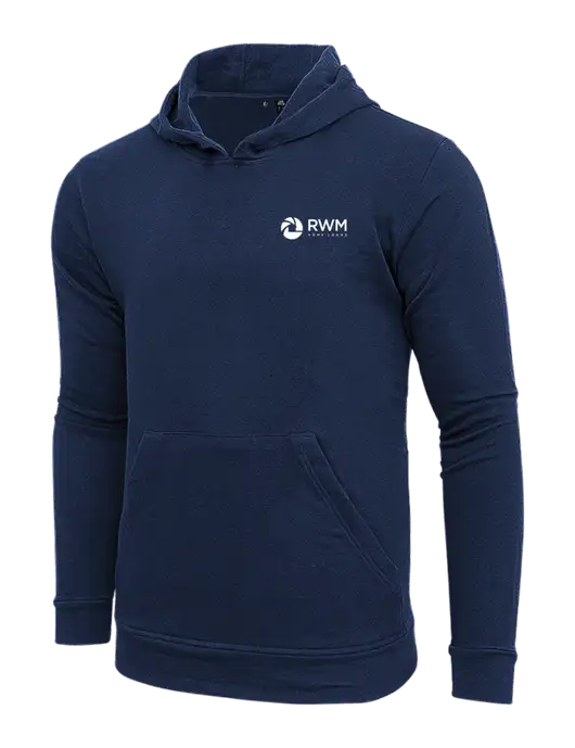 Adidas Navy Fleece Hooded Sweatshirt w/RWM Home Loans Logo