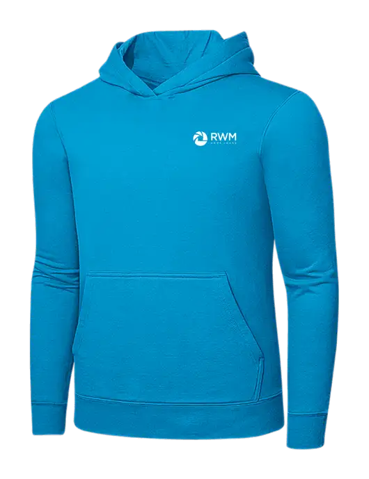 Sapphire 7.8 oz Ring Spun Hooded Sweatshirt w/RWM Home Loans Logo