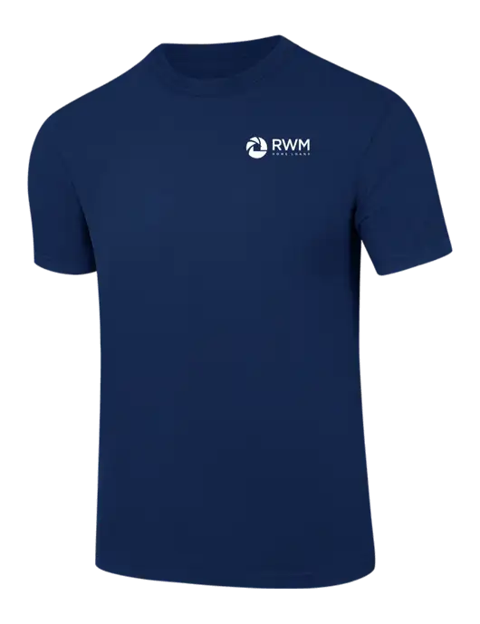 Comfort Colors 6.1 oz Dark Navy Heavyweight Ring Spun T-Shirt w/RWM Home Loans Logo