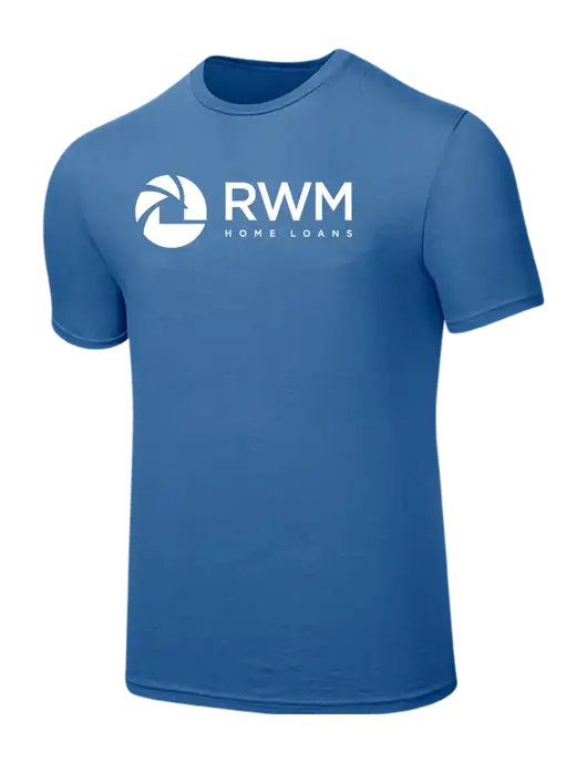 Seriously Soft Light Navy T-Shirt w/RWM Home Loans Logo