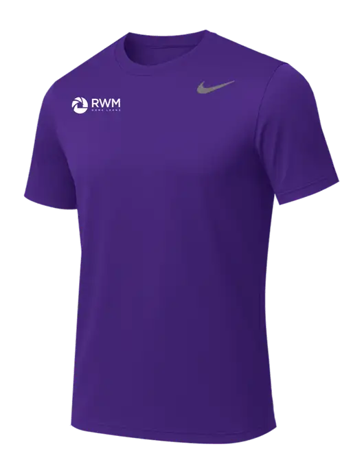 Nike Team rLegend Purple T-Shirt w/RWM Home Loans Logo