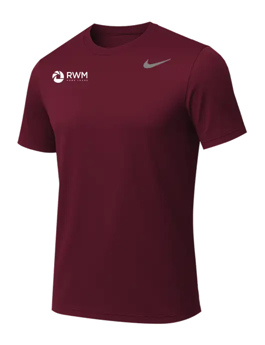 Nike Team rLegend Maroon T-Shirt w/RWM Home Loans Logo
