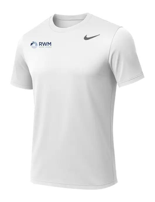 Nike Team rLegend White T-Shirt w/RWM Home Loans Logo