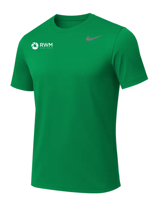 Nike Team rLegend Kelly Green T-Shirt w/RWM Home Loans Logo