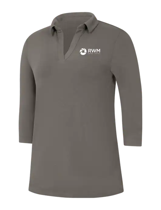 Womens Dark Grey Luxe Knit Tunic w/RWM Home Loans Logo