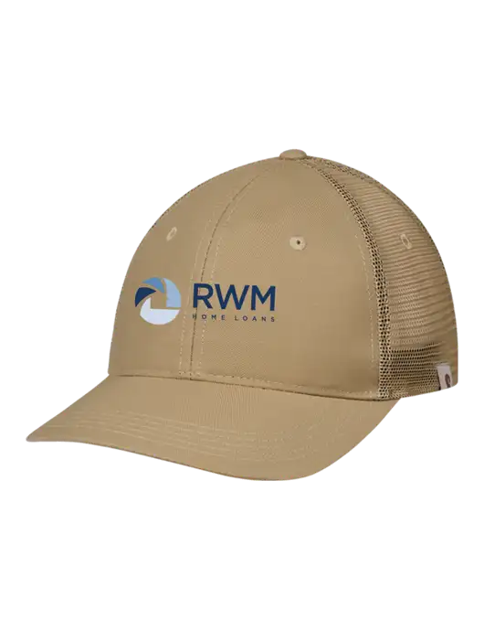 Carhartt Dark Tan Trucker Rugged Pro Series Cap w/RWM Home Loans Logo